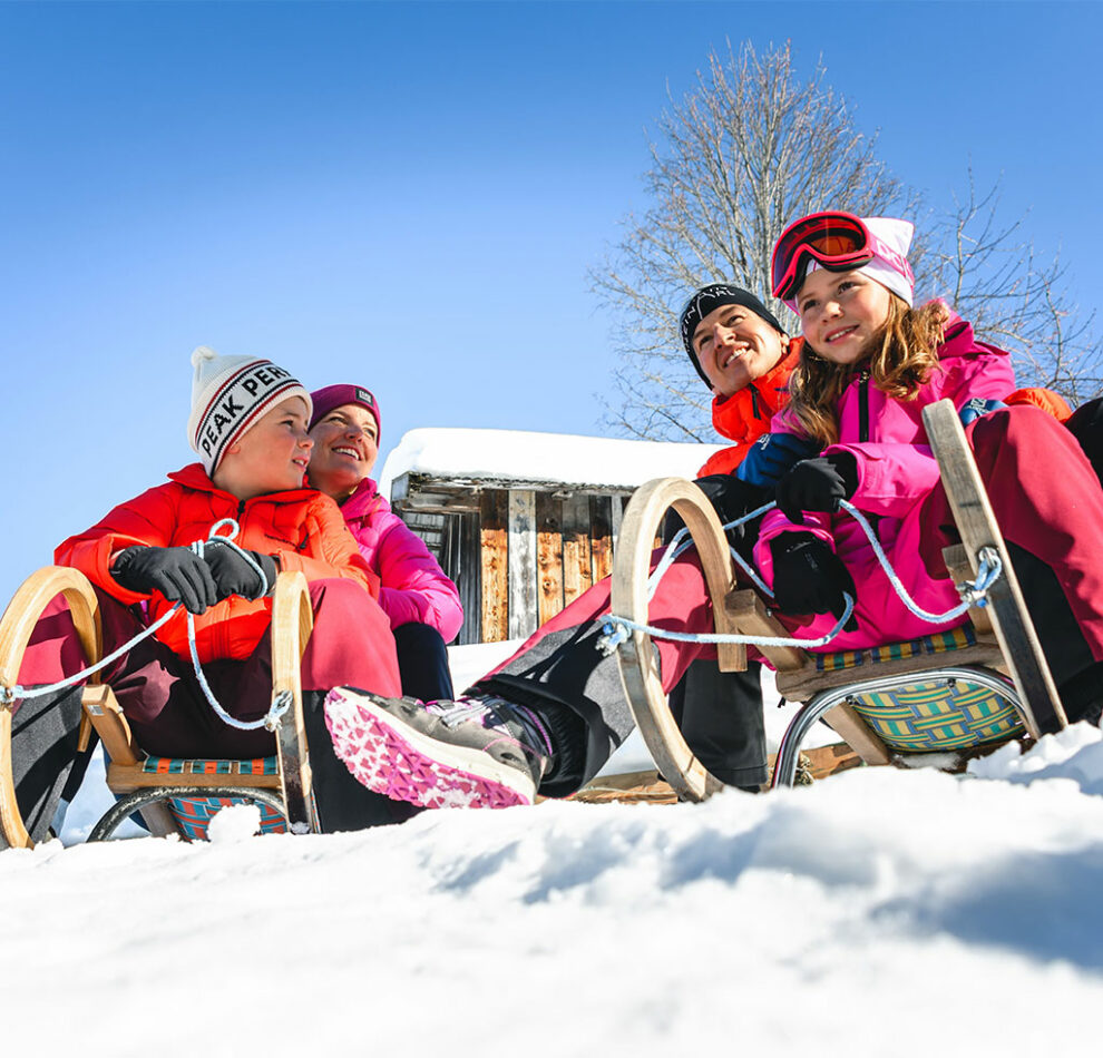 Rodeln - Winter- & Skiurlaub in Wagrain-Kleinarl